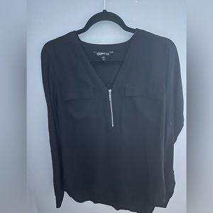 Black Express Long Sleeve Blouse